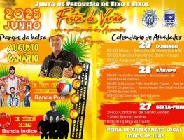 Cartaz Festa de Ver&atilde;o