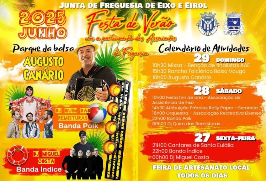 Cartaz Festa de Ver&atilde;o